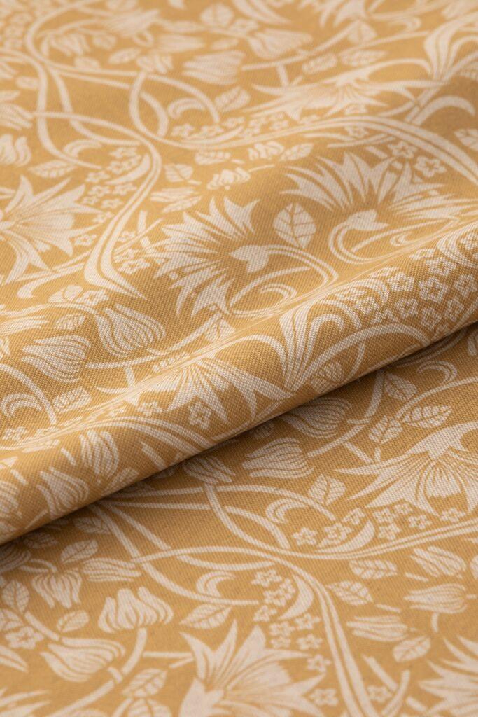 Girones Mantel Antimanchas ZEN SCROLL Mostaza