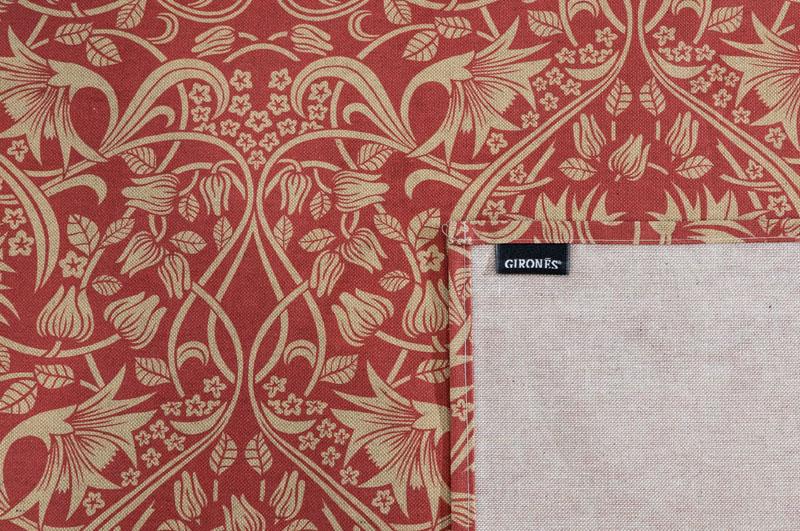 Girones Mantel Antimanchas ZEN SCROLL Rojo