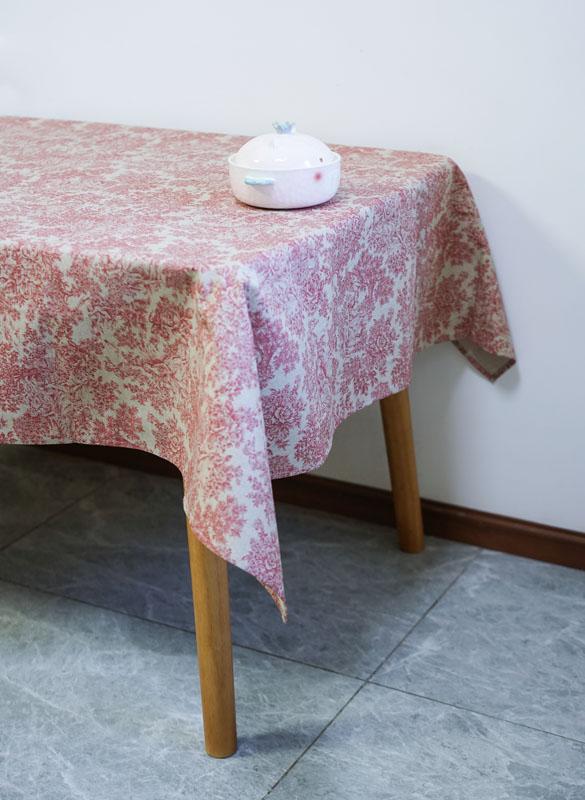 Girones Mantel antimanchas Zen Vintage Toile Coral