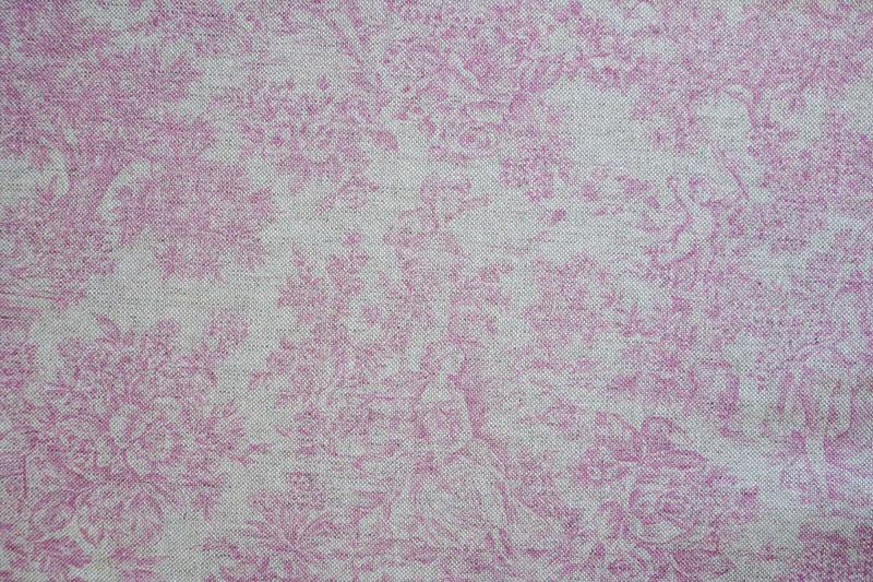 Girones Mantel Antimanchas Zen Vintage Toile Rosa