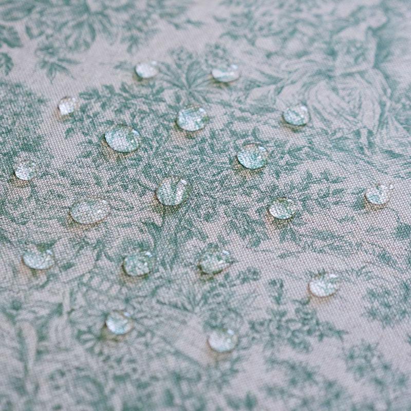 Girones Mantel Antimanchas Zen Vintage Toile Verde