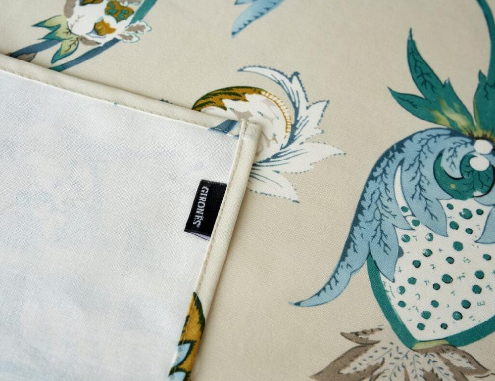 Girones Mantel antimanchas Kidston Jacobean Teal linen