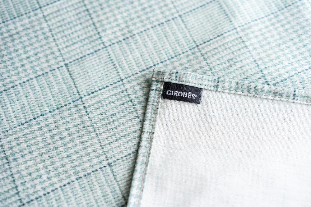 Girones Mantel Antimanchas Vintage TARTAN Azul Celeste