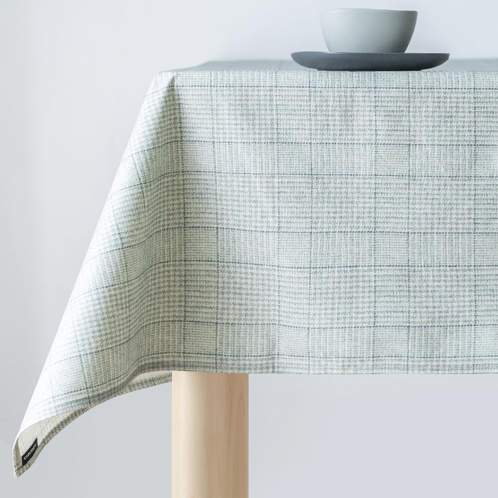 Girones Mantel antimanchas Vintage TARTAN Azul Celeste