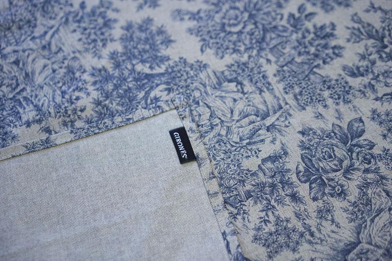 Girones Mantel Antimanchas Zen Vintage Toile Marine