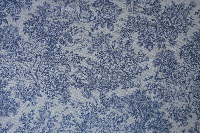 Girones Mantel Antimanchas Zen Vintage Toile Marine
