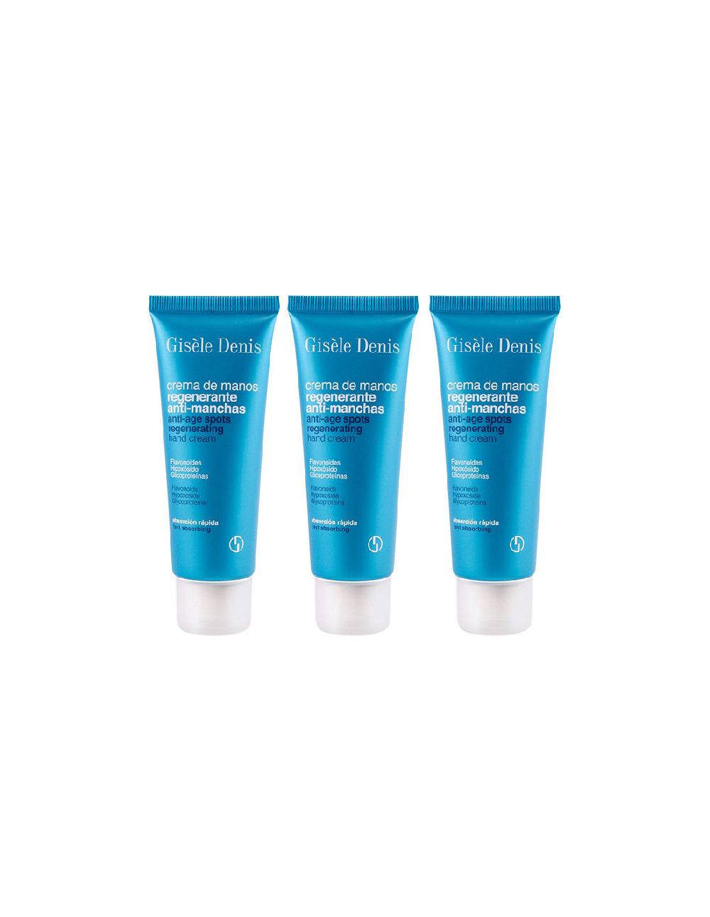 Gisèle denis Pack 3uds Crema Manos Regenerante Antimanchas 75ml