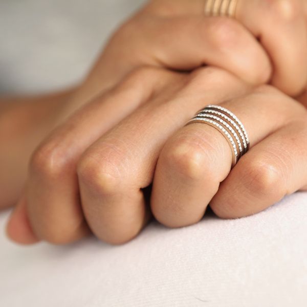 Gold&roses ANILLO 4 HALF BAND L