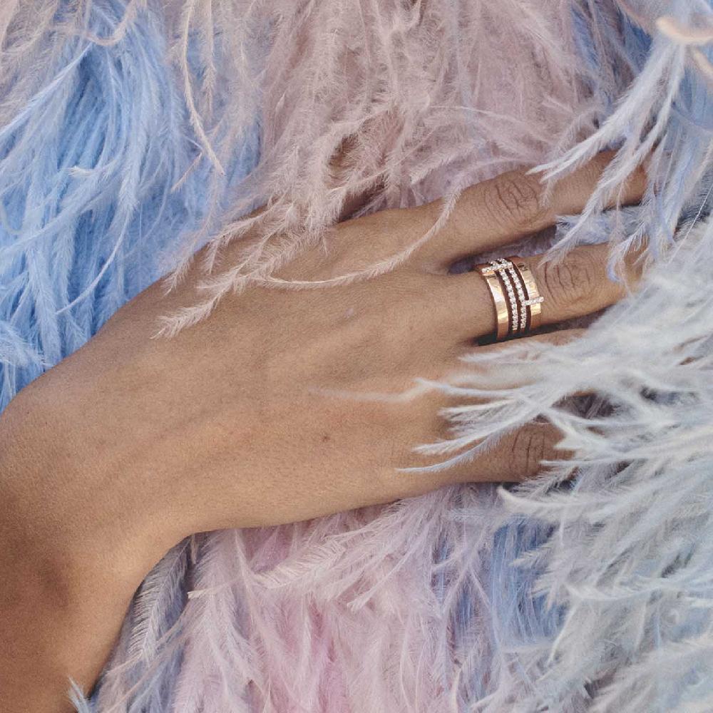 Gold&roses Anillo Big Ál Di LÀ