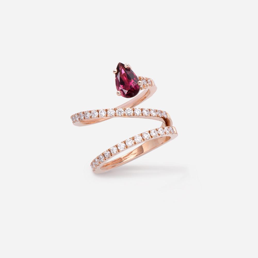 Gold&roses Anillo D’Amour I am Red