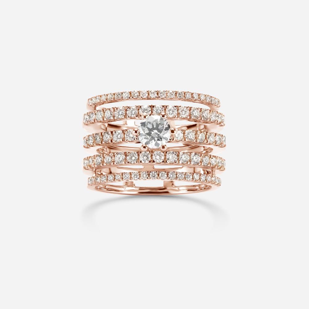 Gold&roses Anillo Privée Bandas