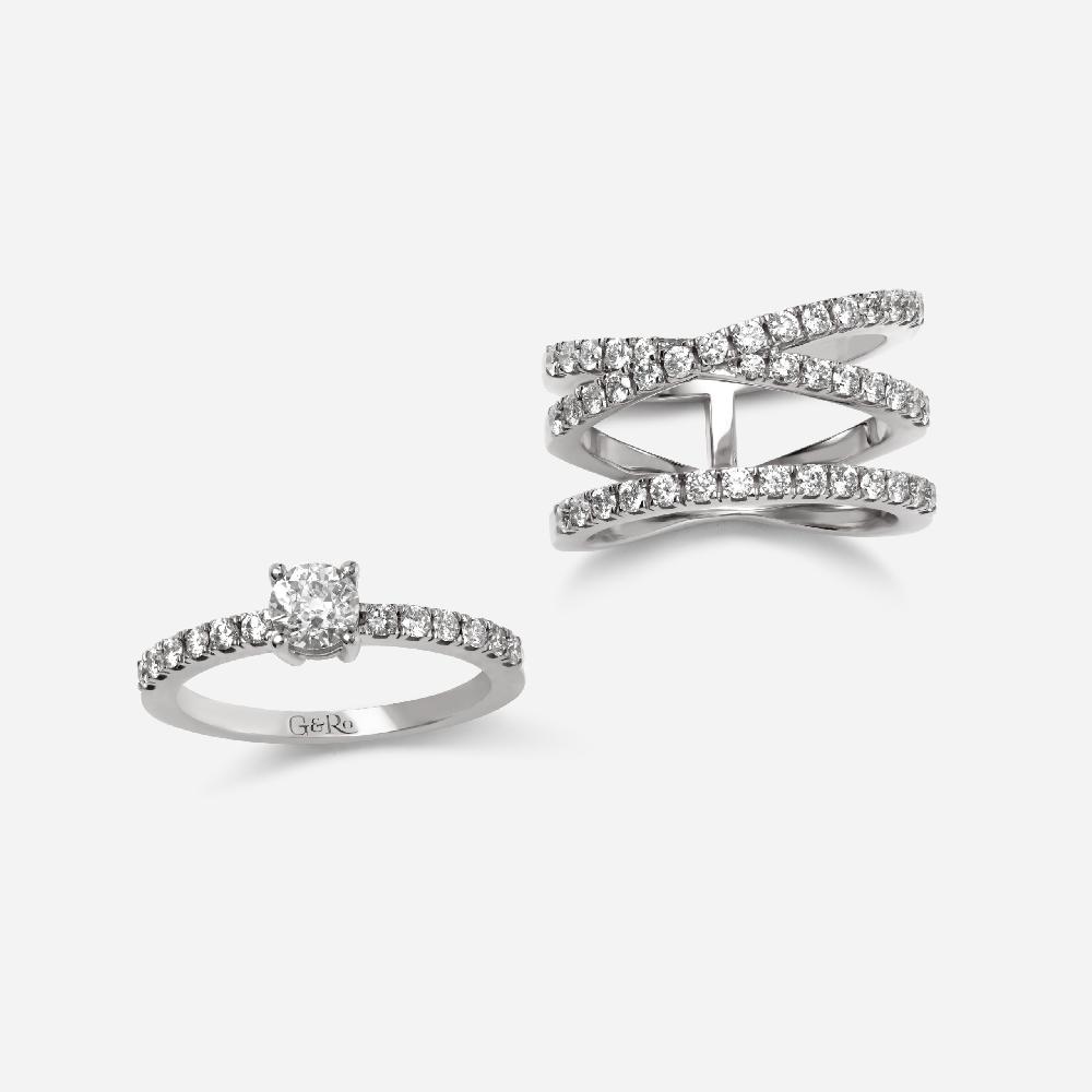 Gold&roses Anillo Privée Cruzado