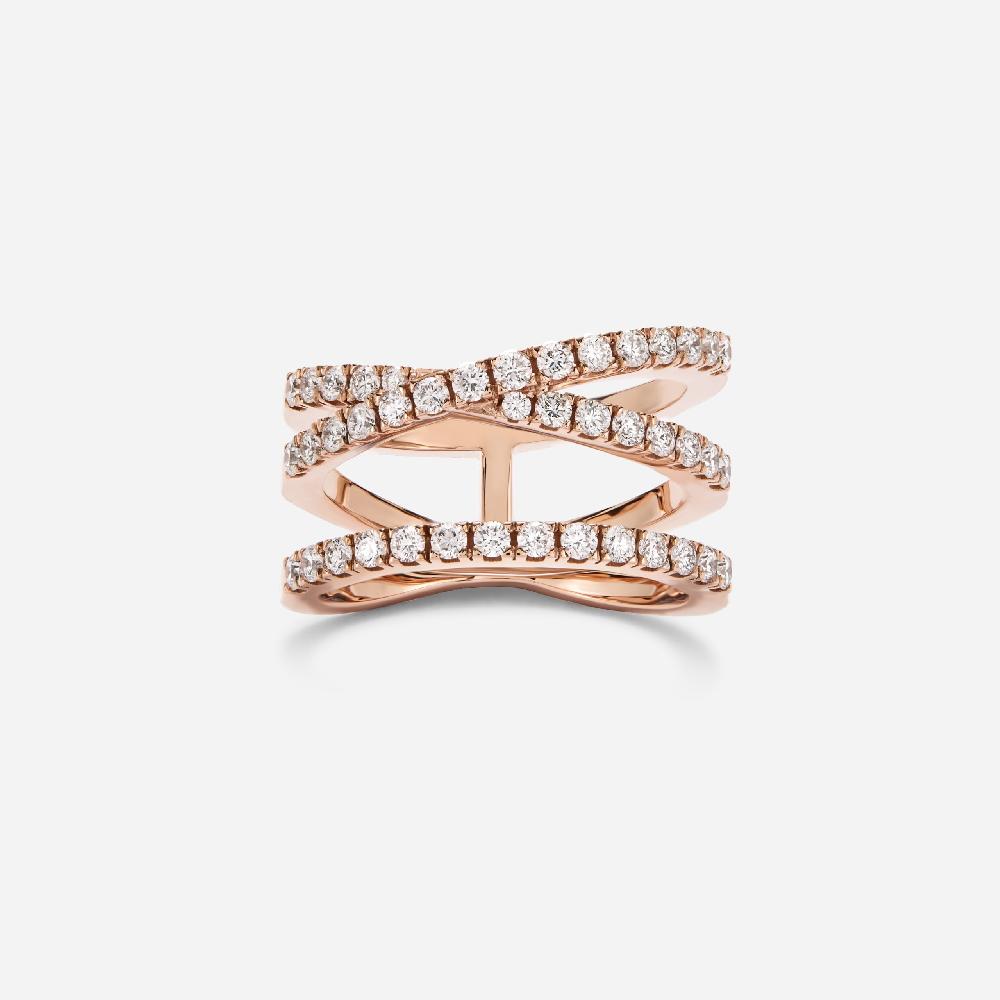 Gold&roses Anillo Privée Cruzado