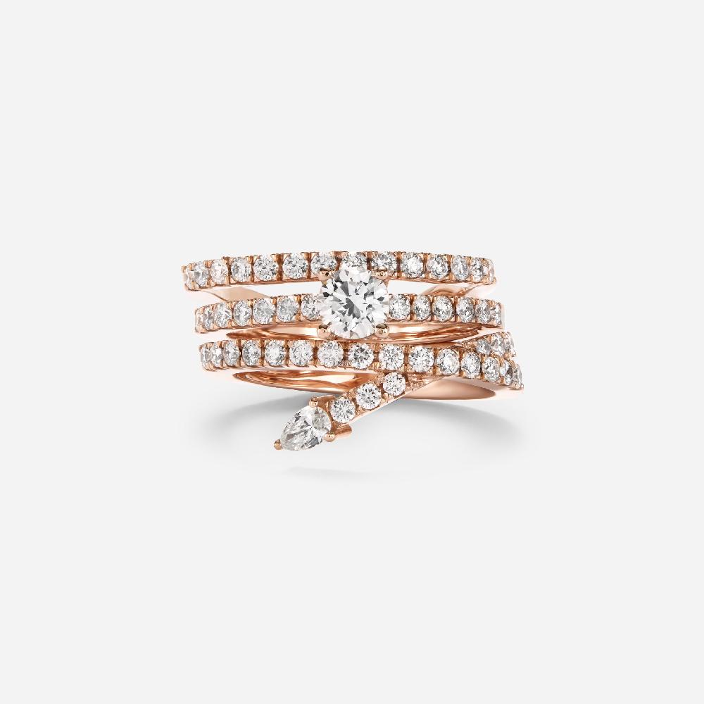 Gold&roses Anillo Privée Gota