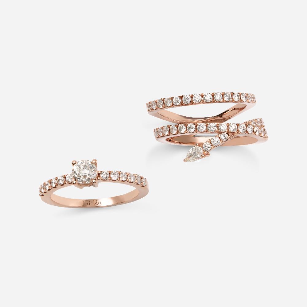 Gold&roses Anillo Privée Gota