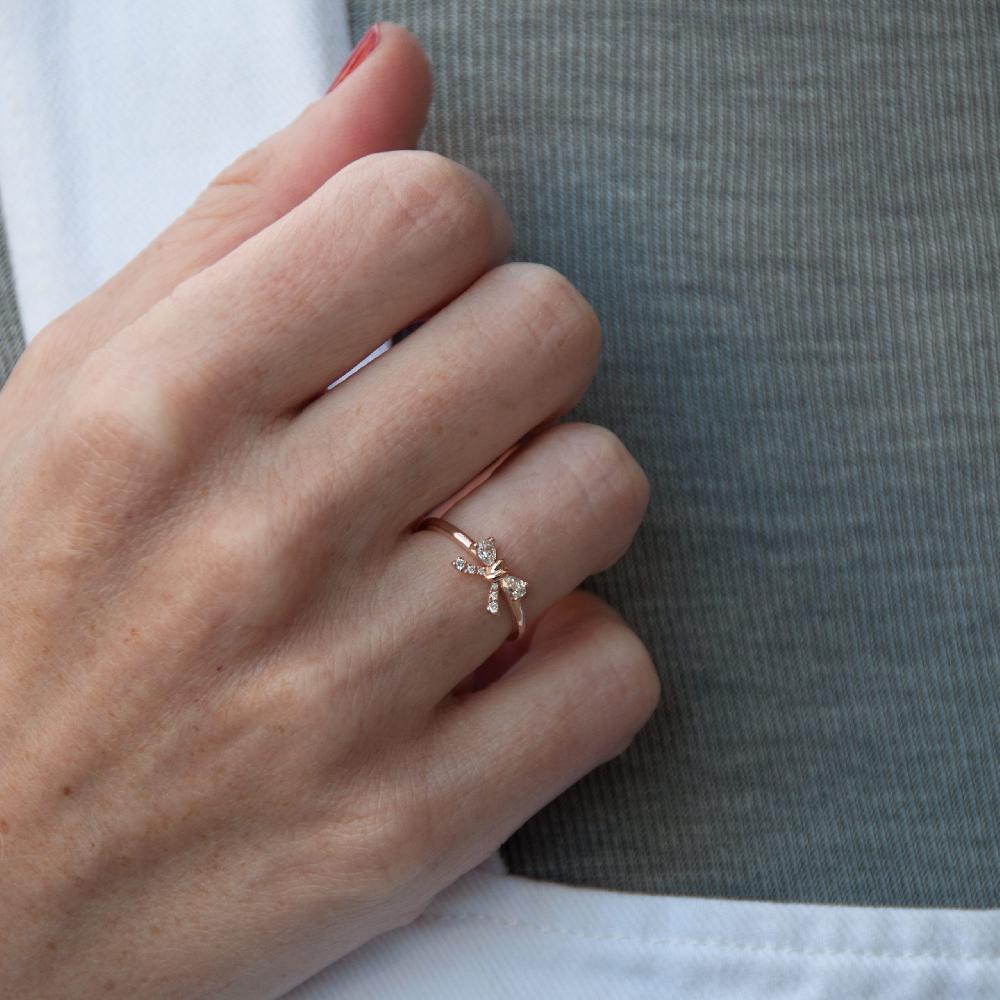 Gold&roses Anillo Ruban Lady B