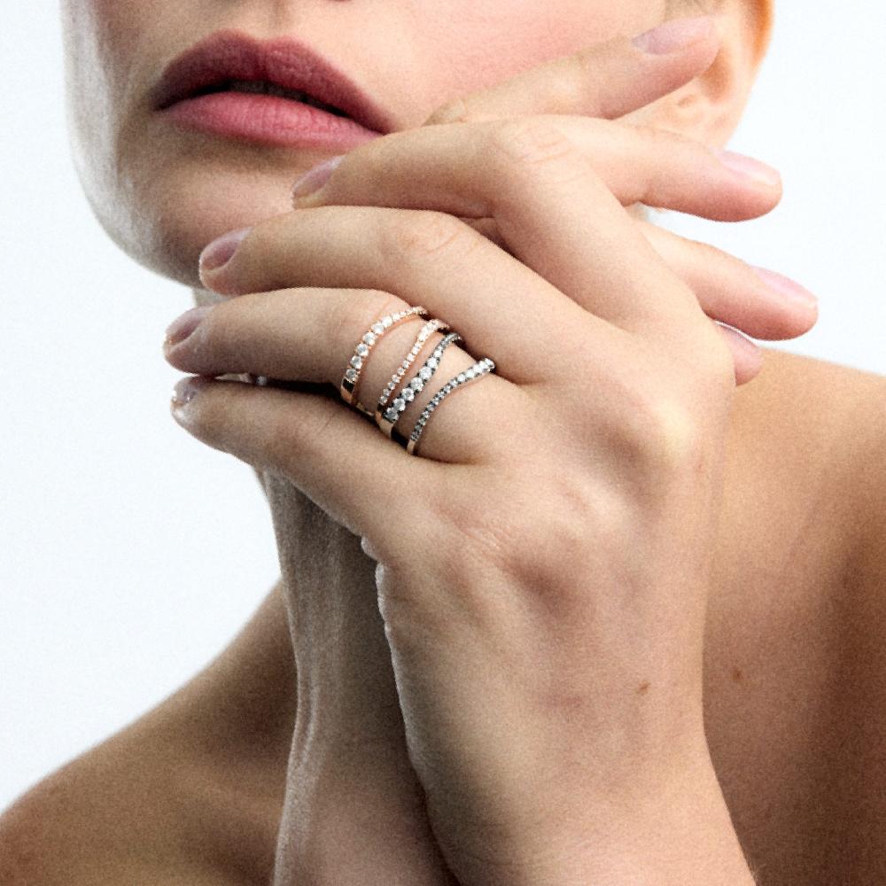 Gold&roses Anillo Sasa 2 Rails