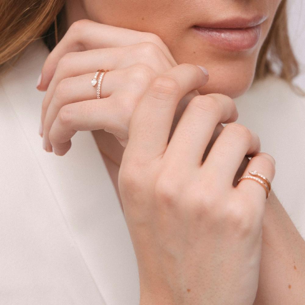 Gold&roses ANILLO SATÉLITE DE SAUDADE