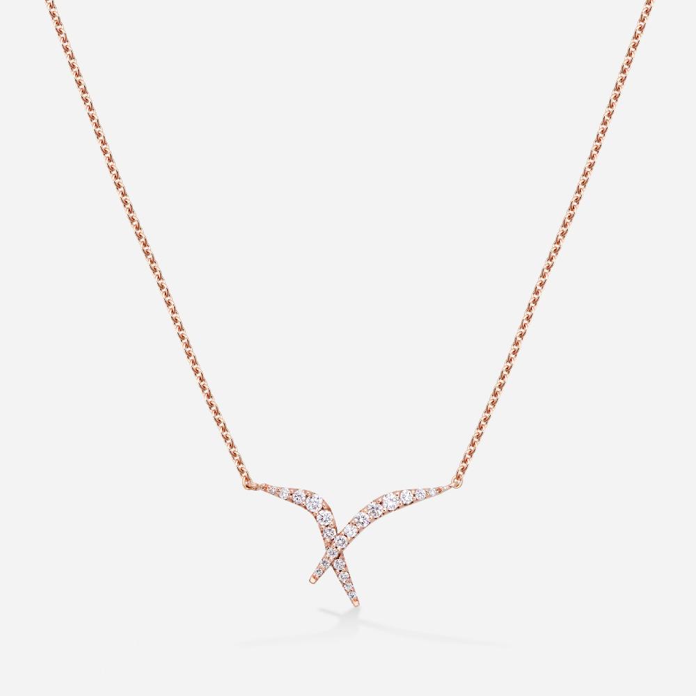 Gold&roses Collar Jardín de Aire diamantes