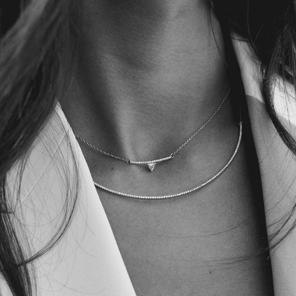 Gold&roses COLLAR SHEWEL CURVE