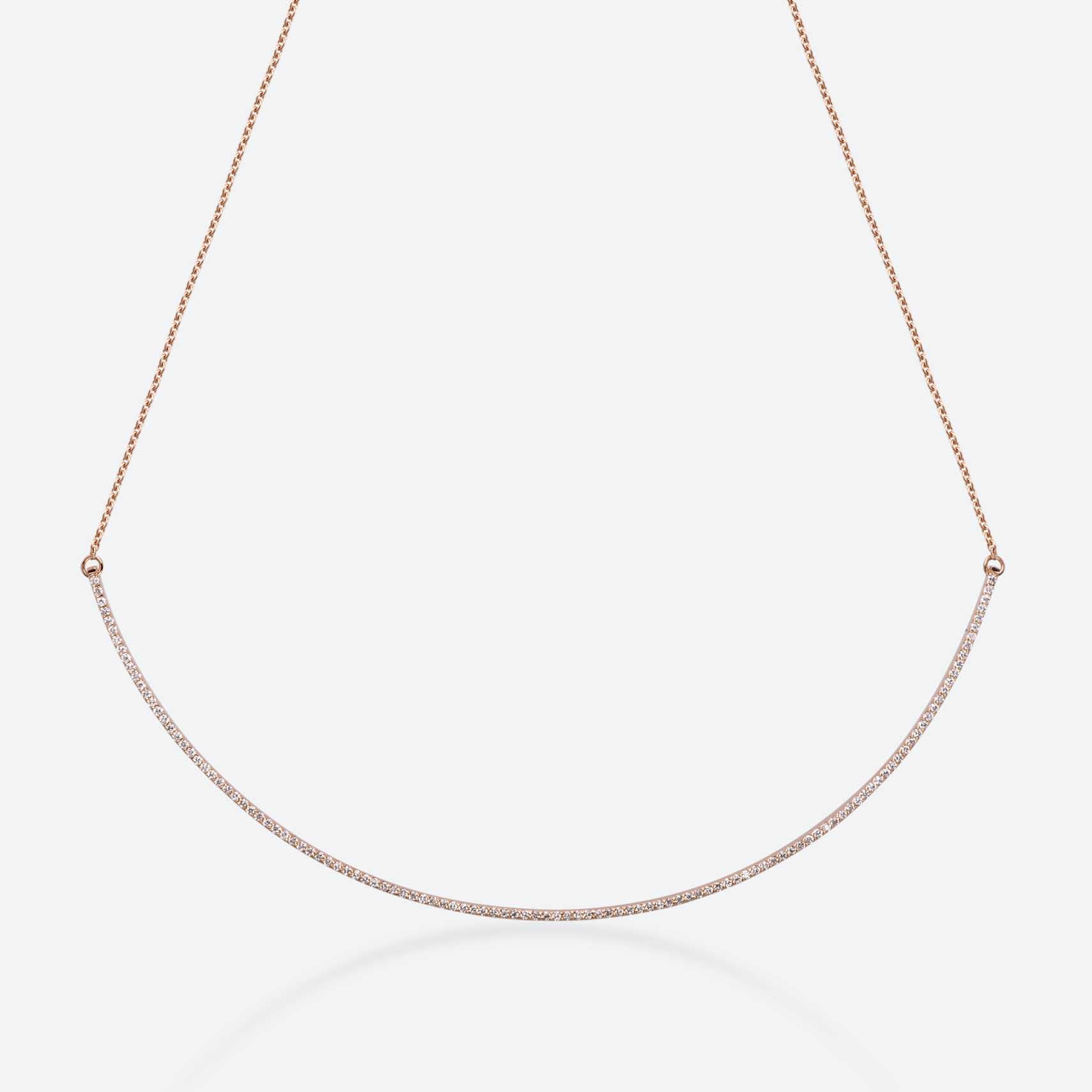 Gold&roses COLLAR SHEWEL CURVE