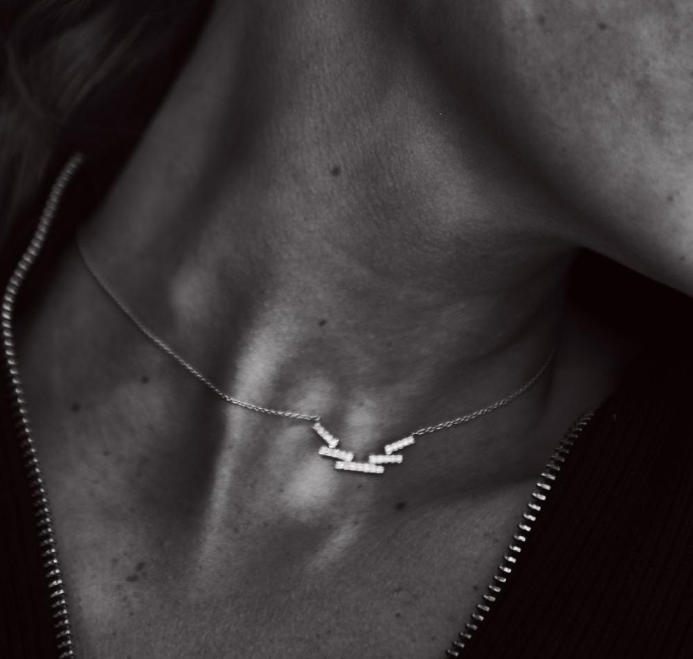 Gold&roses COLLAR SKYLINE WINGS