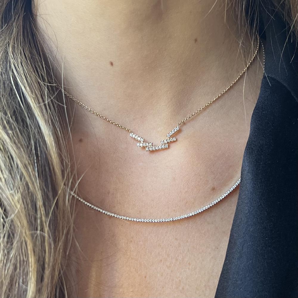 Gold&roses COLLAR SKYLINE WINGS