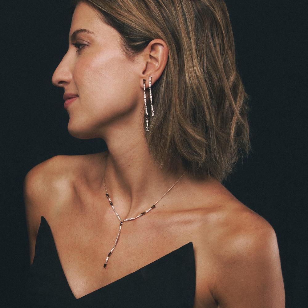 Gold&roses Collar Smoky Club Largo