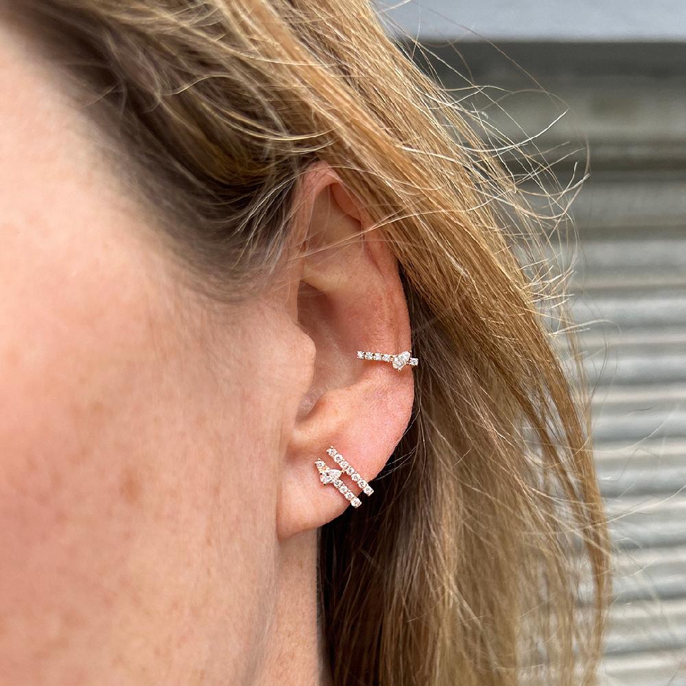 Gold&roses Ear Cuff HÉRITÉ