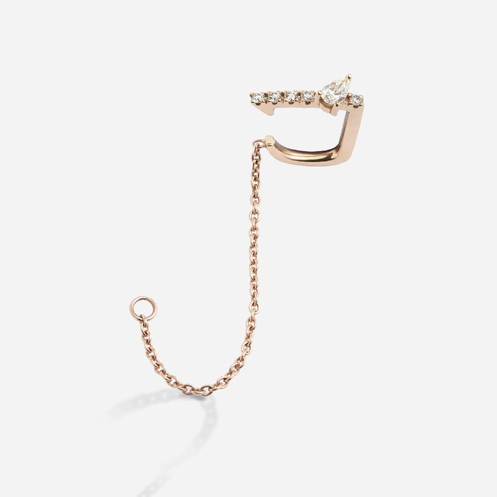 Gold&roses Ear Cuff HÉRITÉ