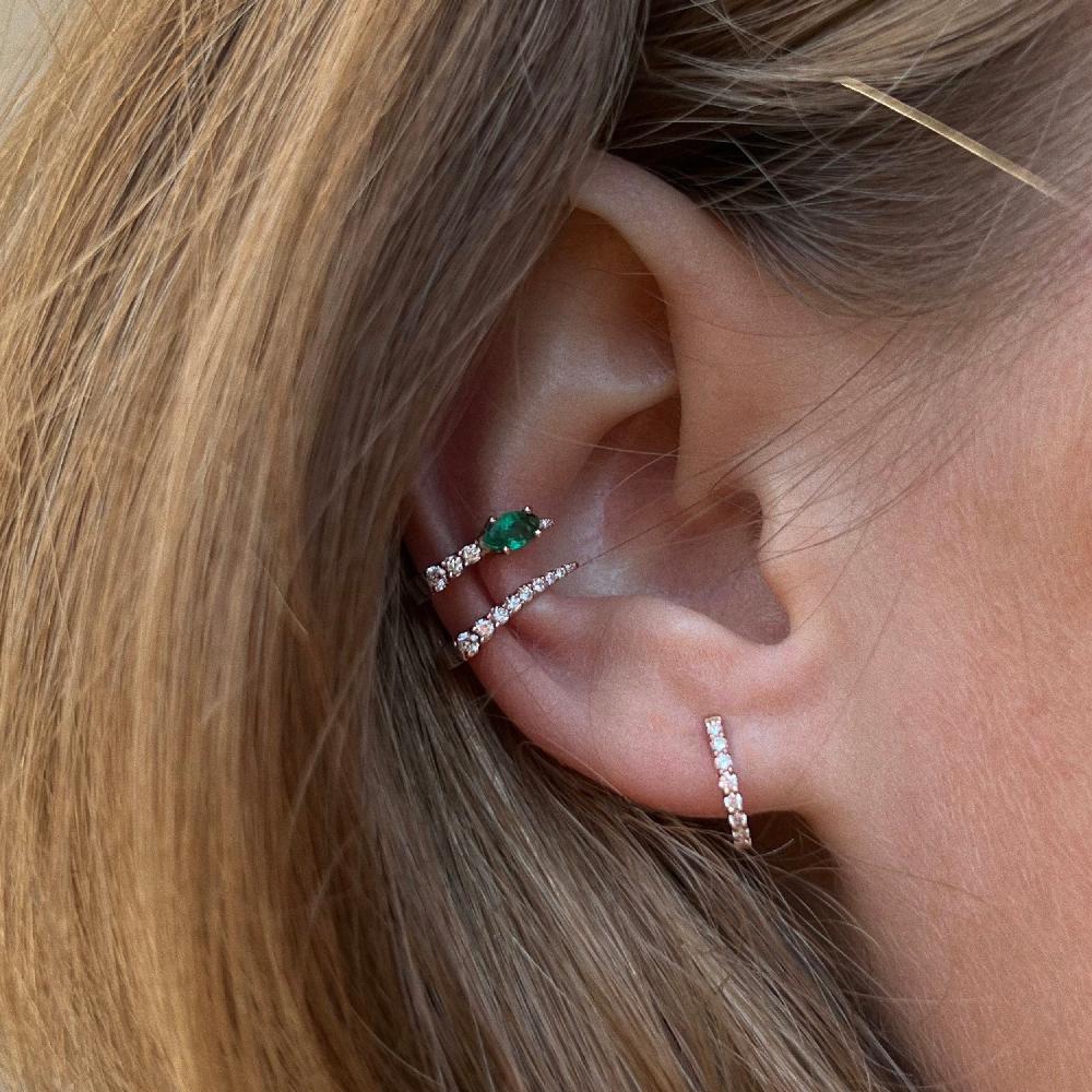 Gold&roses Ear Cuff Jardín De Aire