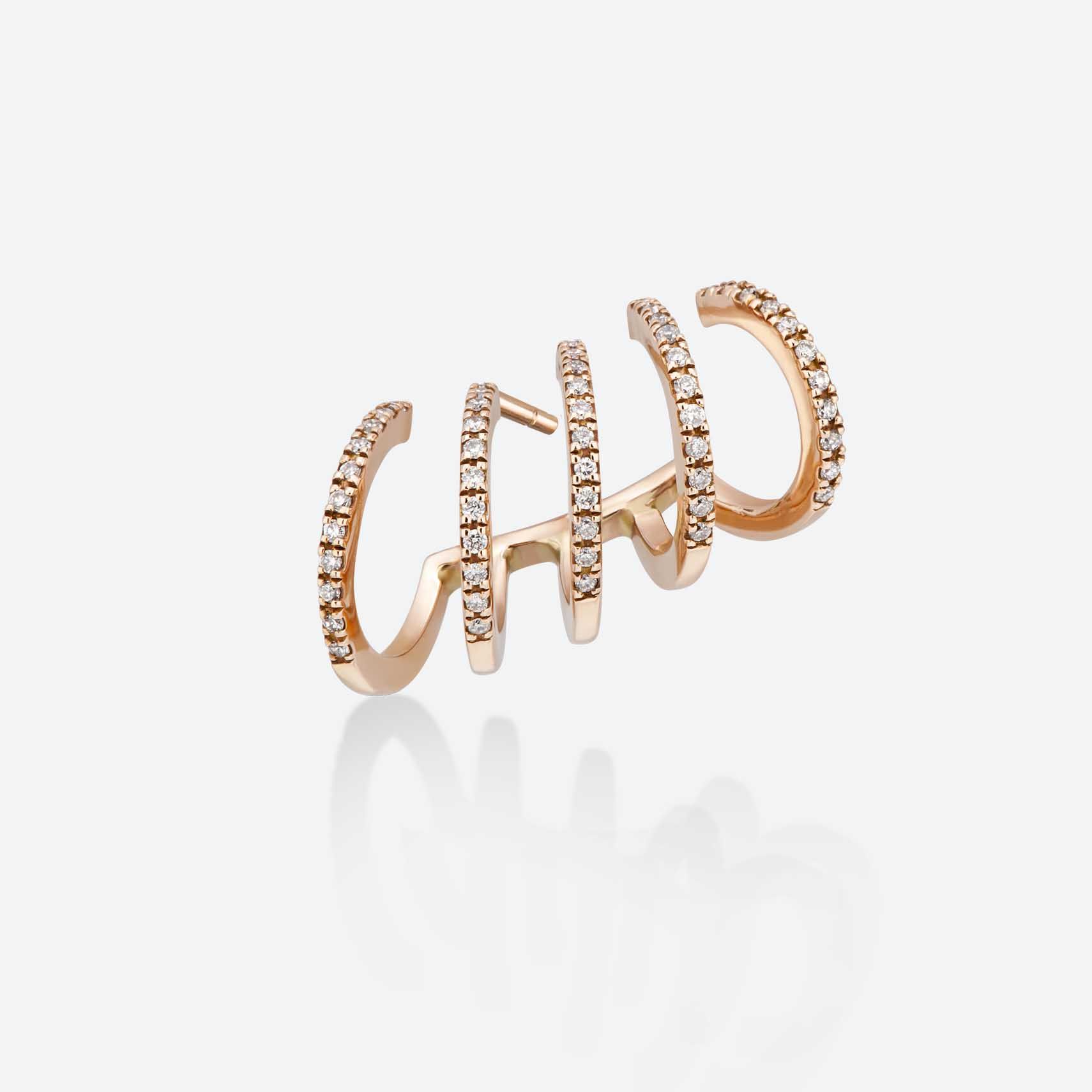 Gold&roses PENDIENTE CRAWLER SHEWEL