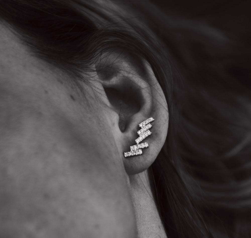 Gold&roses PENDIENTE CRAWLER SKYLINE