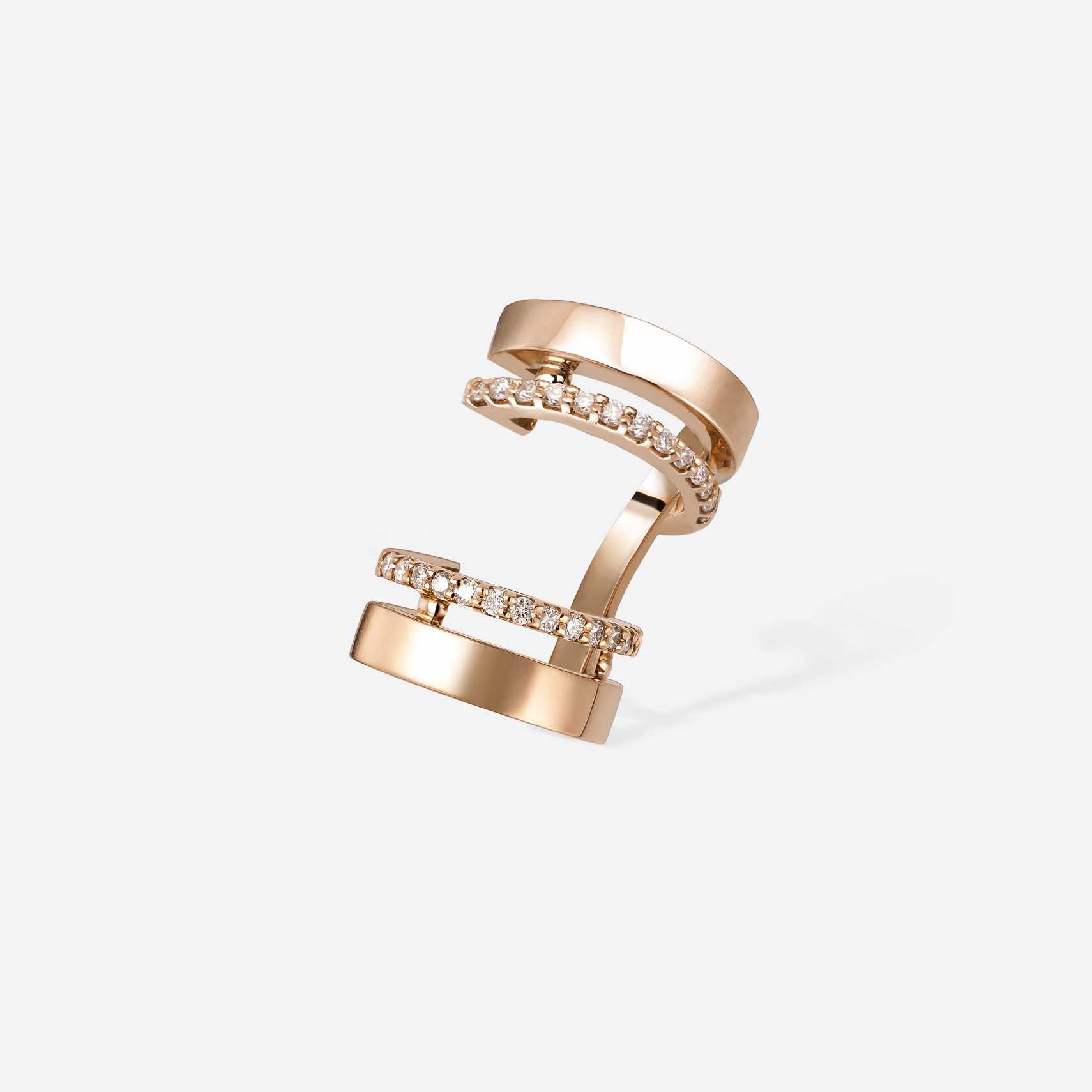 Gold&roses PENDIENTE DOUBLE ÁL DI LÀ