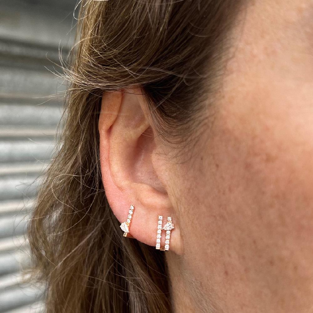 Gold&roses Pendiente HÉRITÉ