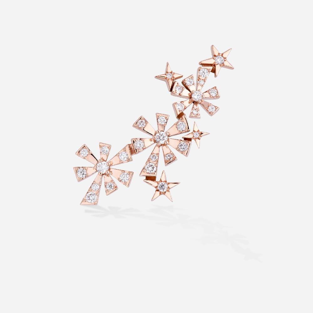 Gold&roses Pendiente Luzia 3 Stars