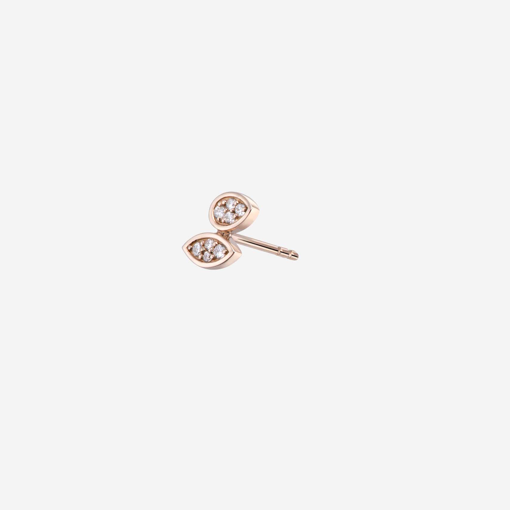 Gold&roses Pendiente Marquise&Co. Double Stud