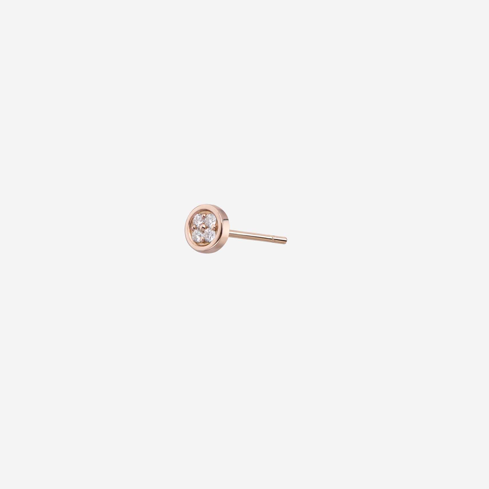Gold&roses Pendiente Marquise&Co. Round Stud