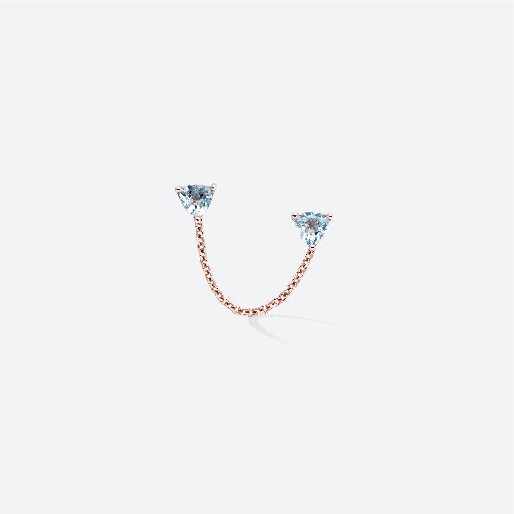 Gold&roses Pendientes Blue Masai Chain