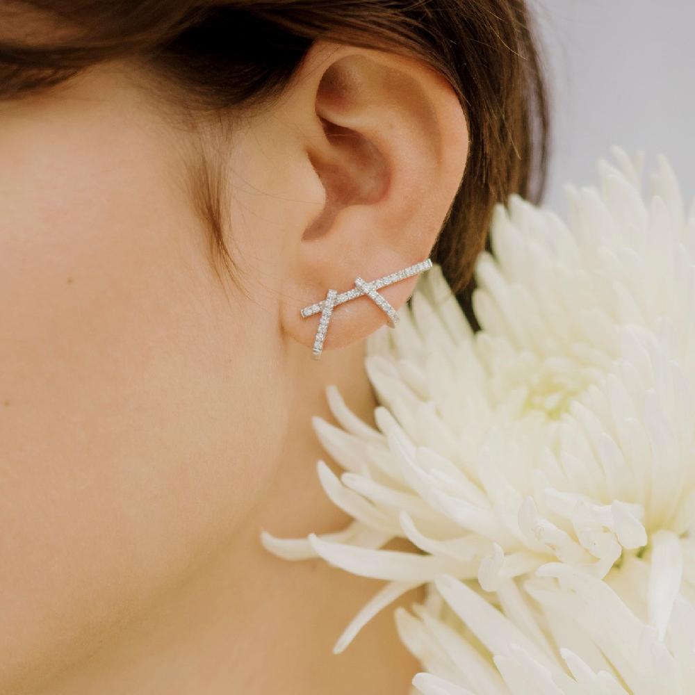 Gold&roses PENDIENTES DOBLE DAGA