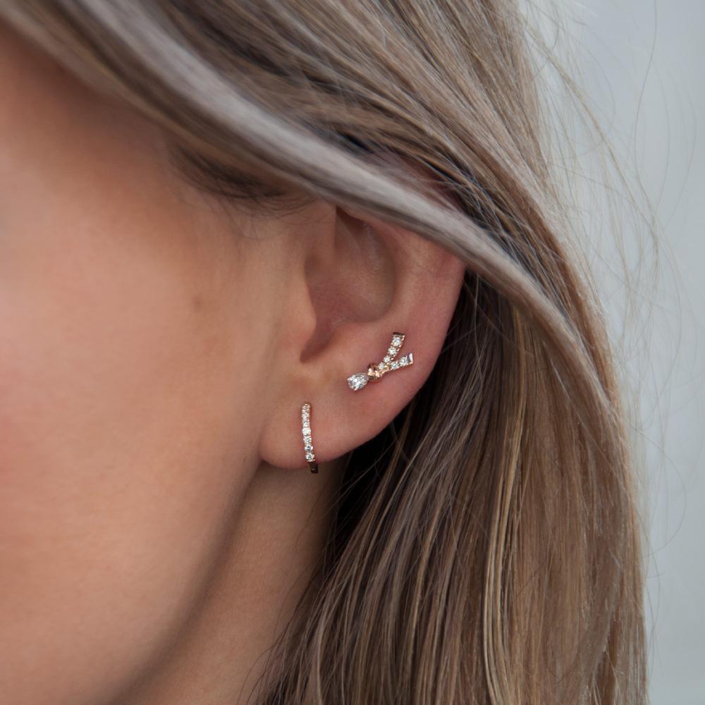 Gold&roses Pendientes Knot Lady B