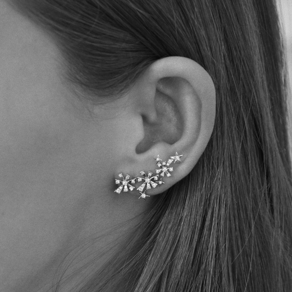 Gold&roses Pendientes Luzia 3 Stars