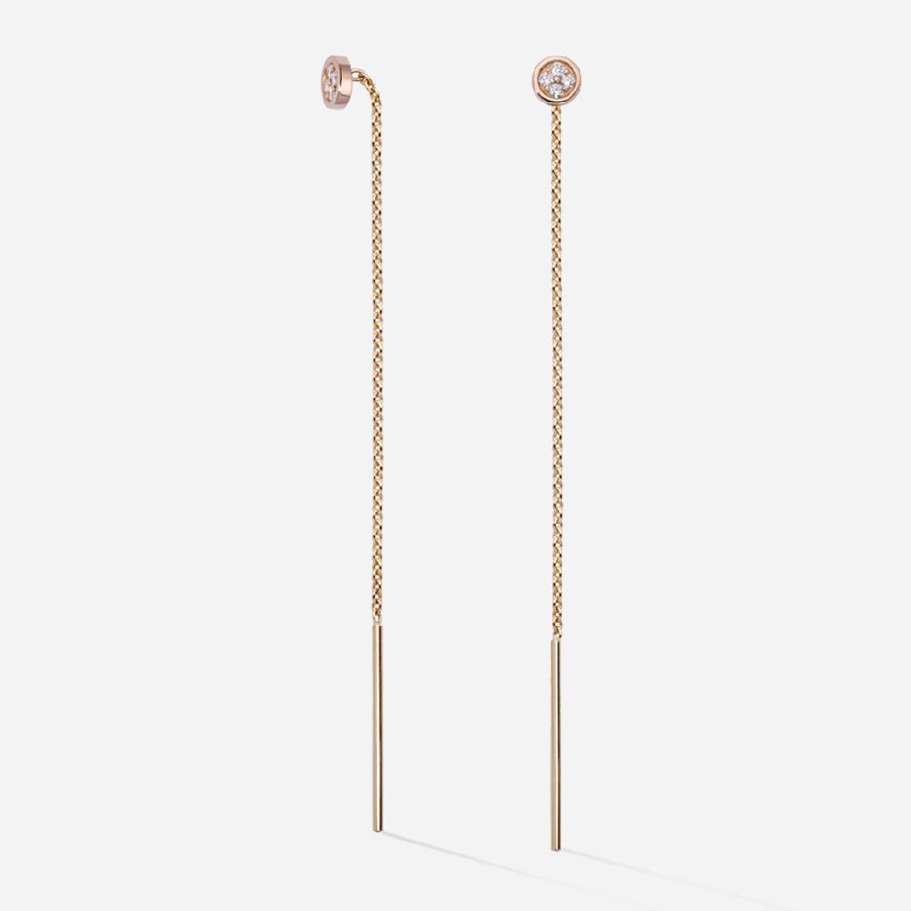 Gold&roses Pendientes Marquise&Co. Round Balance