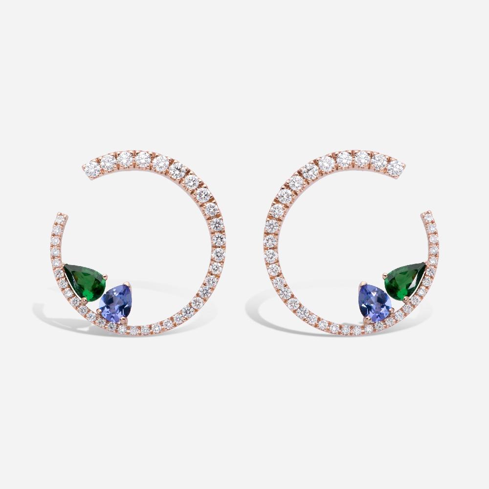 Gold&roses Pendientes Sasa L Color