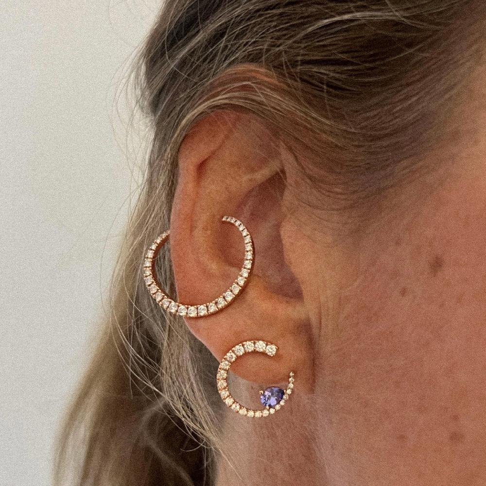 Gold&roses Pendientes Sasa M Tanzanitas