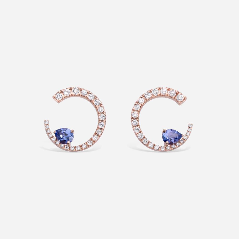 Gold&roses Pendientes Sasa M Tanzanitas