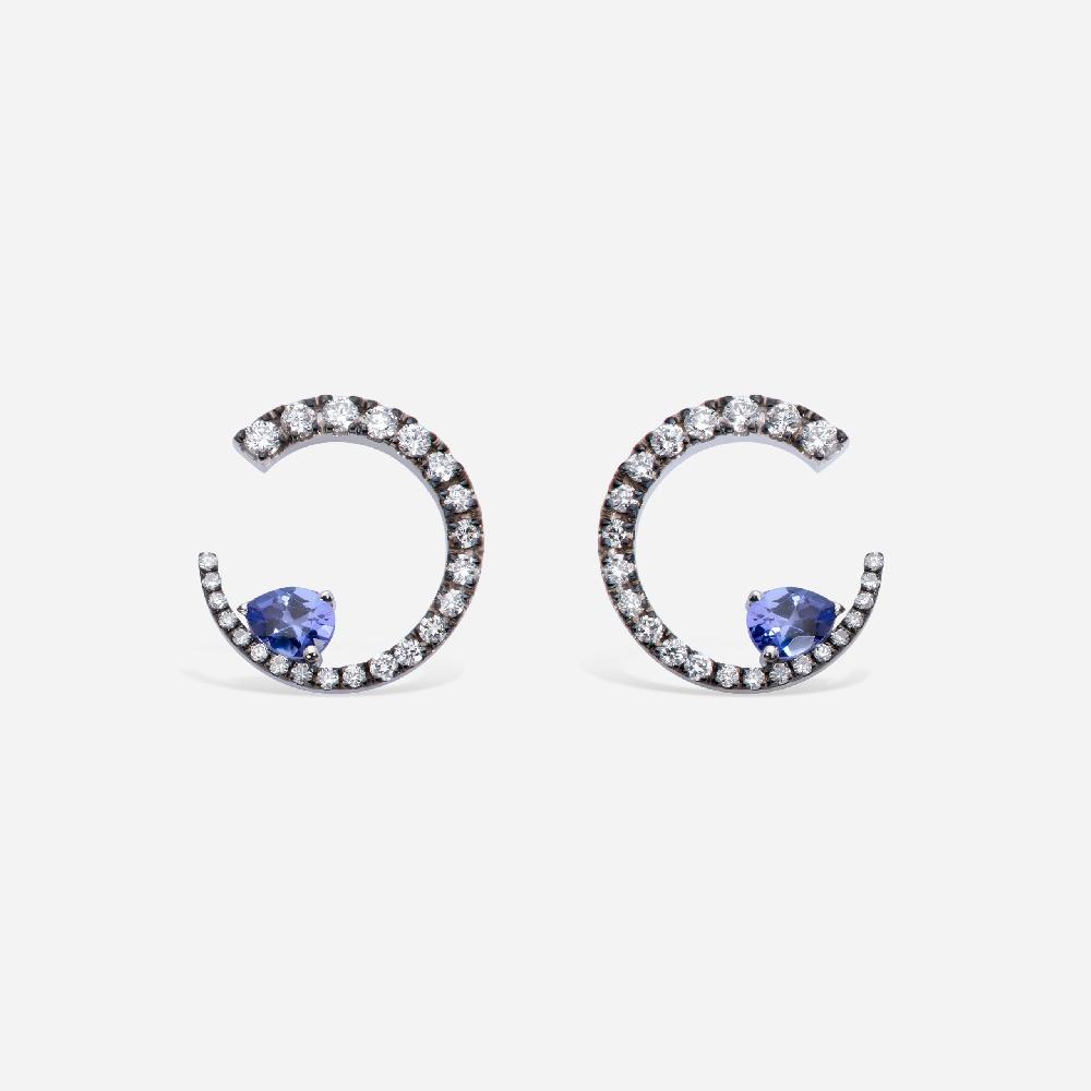 Gold&roses Pendientes Sasa M Tanzanitas