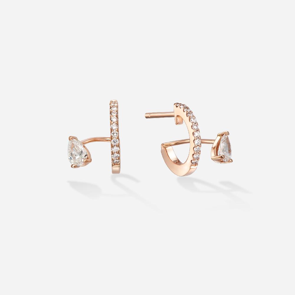 Gold&roses PENDIENTES SATÉLITE DE SAUDADE