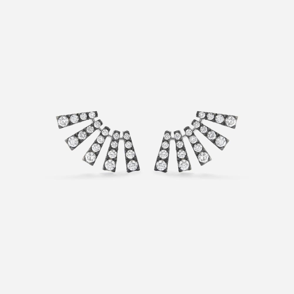 Gold&roses Pendientes Smoky Club M