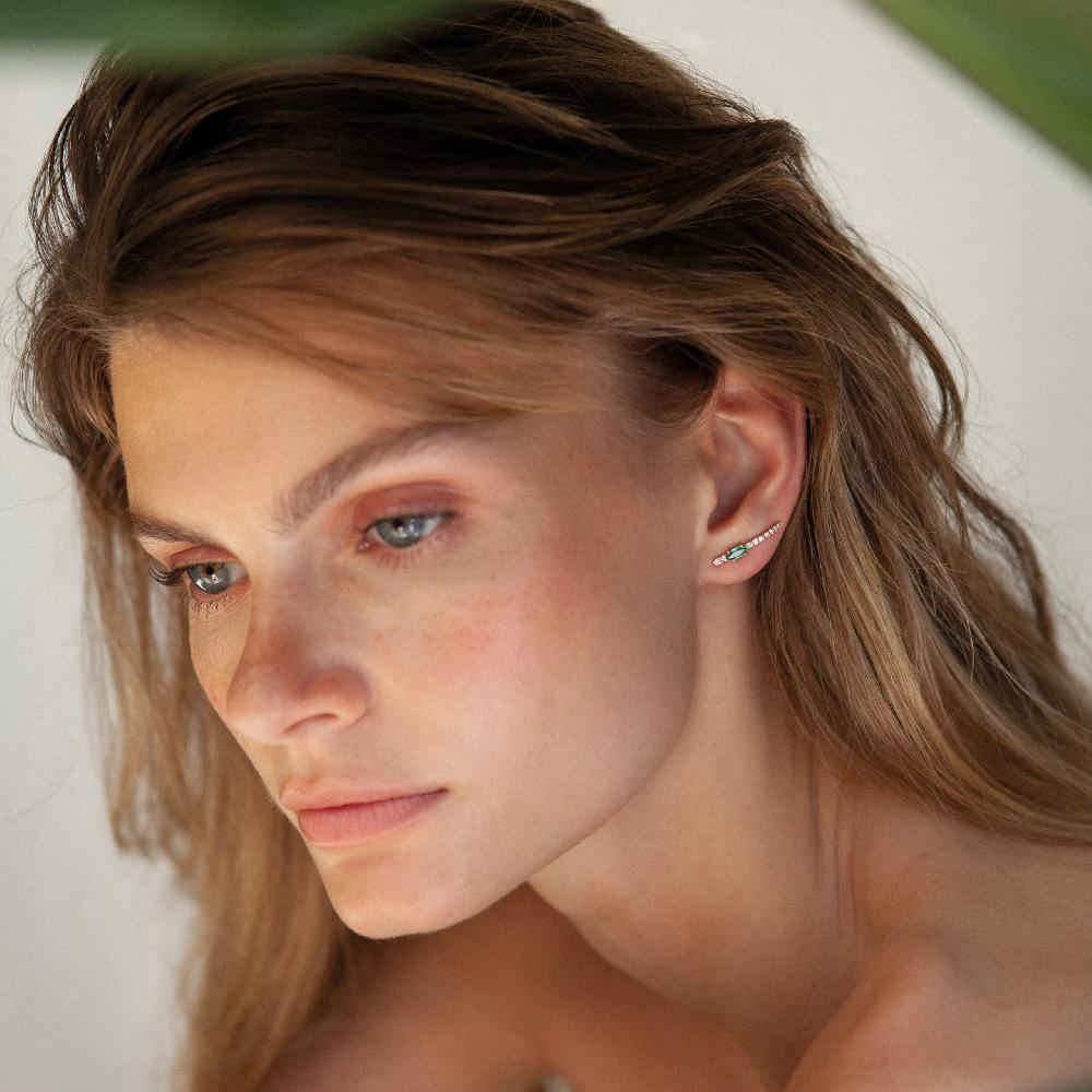 Gold&roses PENDIENTES SPIKE JARDÍN DE AIRE